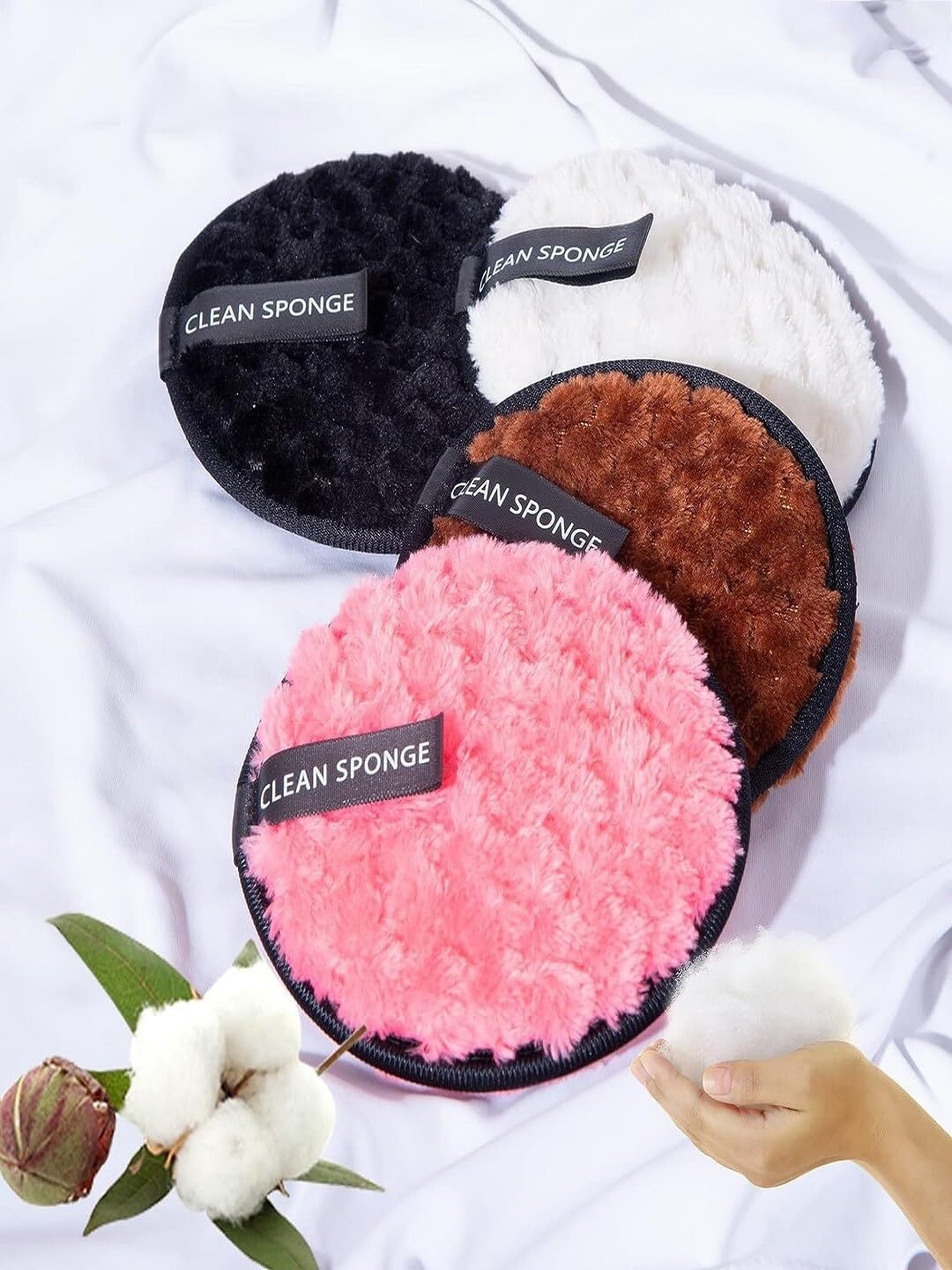 Reusable Multi-functional Soft Fiber, Makeup Remover Pads, Facial Cleansing Pads for Face Makeup I Perfect for Chemical Free Removal of Eye Makeup (MULTICOLOUR, PACK OF 1)-image-33