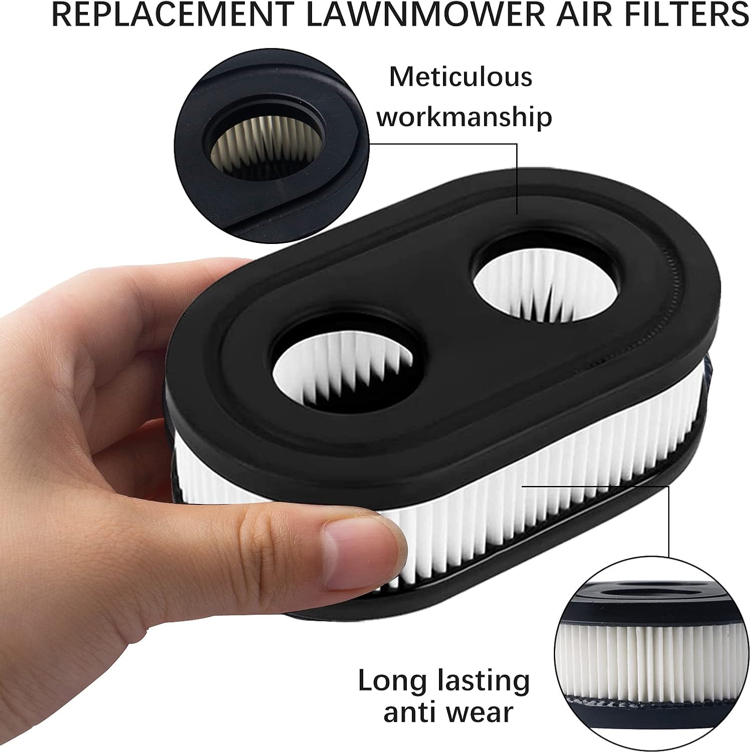 (4 Pack)Air Filter 593260 798452 Series Engine 4247 5432 5432k 09p702