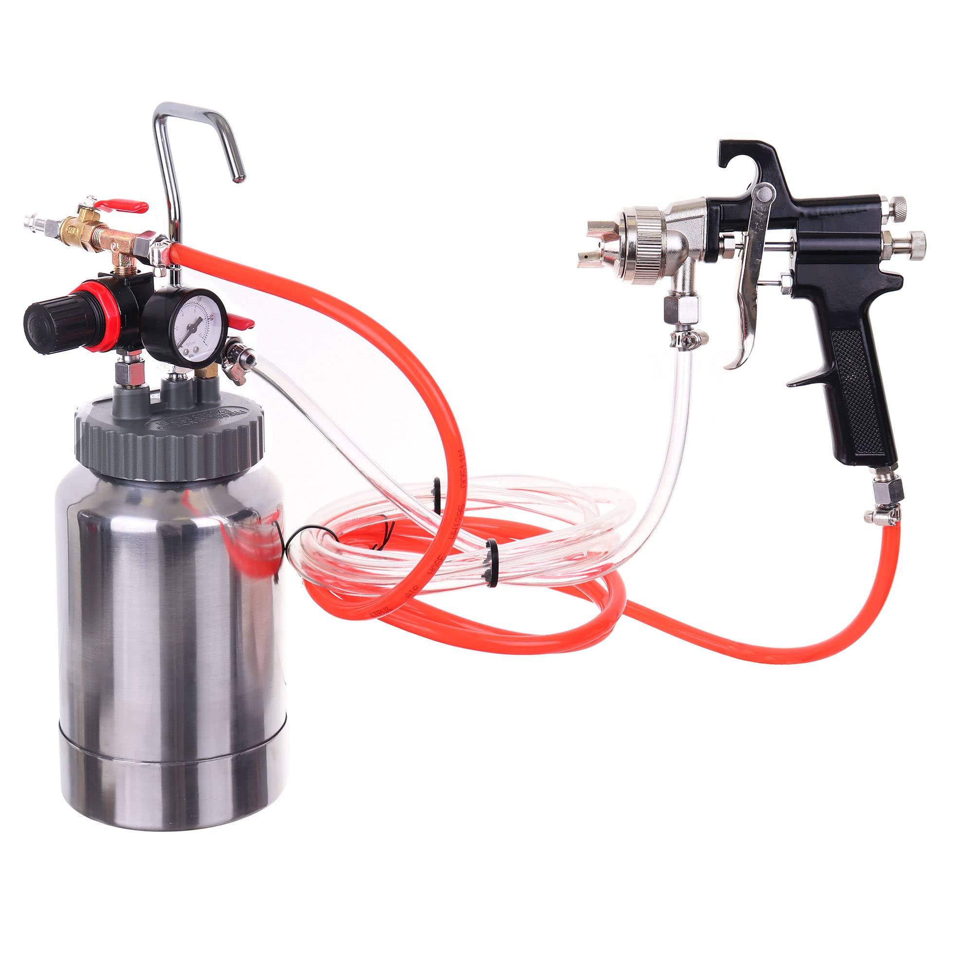 TC TECHNIC Pistolet à Peinture 2L Réservoir de Peinture Récipient Pistolet 1,8mm buse