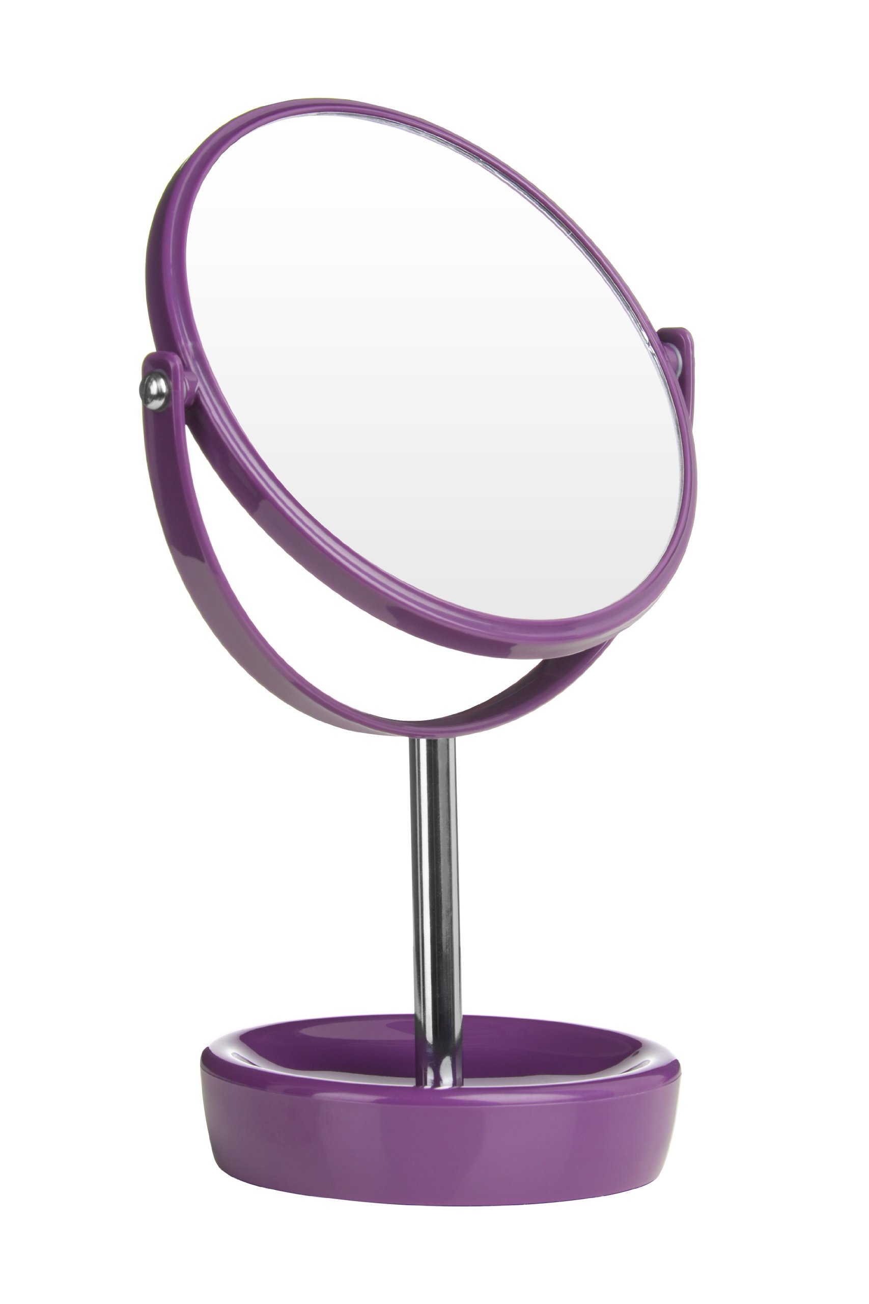 Premier Purple Housewares Swivel Table Mirror