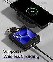 Vista 6 de GOOSPERY Goosepry - Funda con soporte de anillo compatible con Galaxy Z Flip 5, delgada, sólida y resistente, policarbonato duro para protección