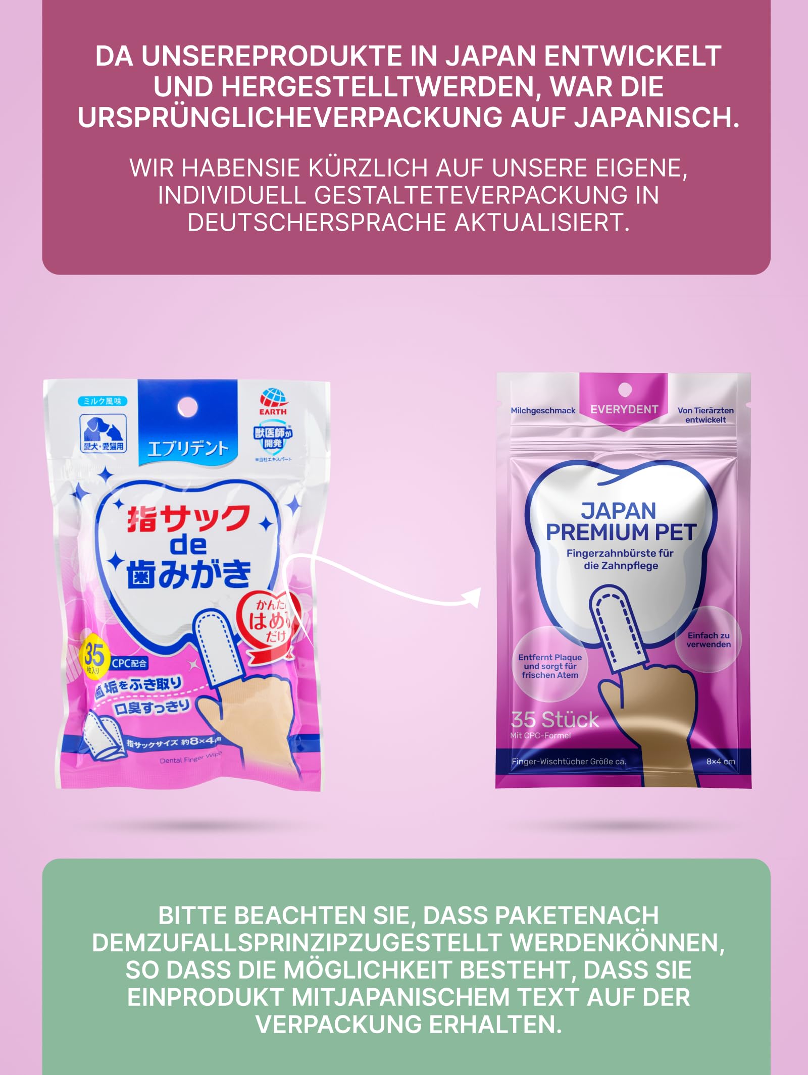 Cat & Dog Teeth Wipes, White, Dental care - Image 2