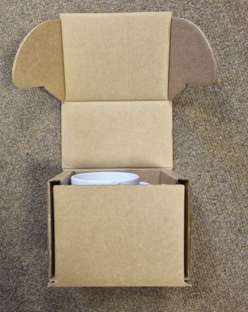 TOASTED Online - Smash Proof 10/11oz Mug Mailing Packing Boxes, Brown Gift Box, Mug Mailer Box (252)