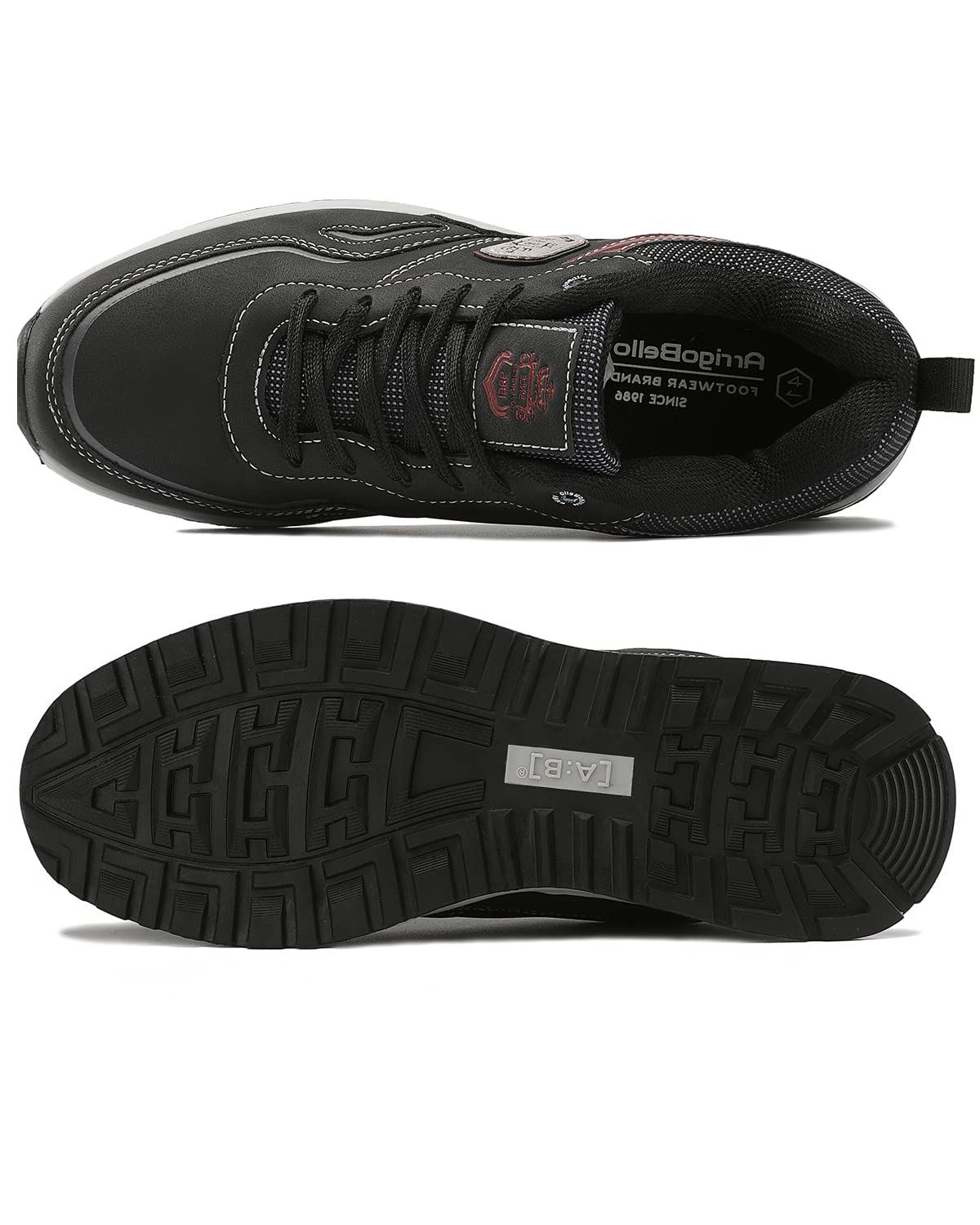 ARRIGO BELLO Zapatillas Hombre Zapatos Vestir Casual Deportivas Transpirables Gimnasio Correr Running Al Aire Libre Sneakers Talla 41-46