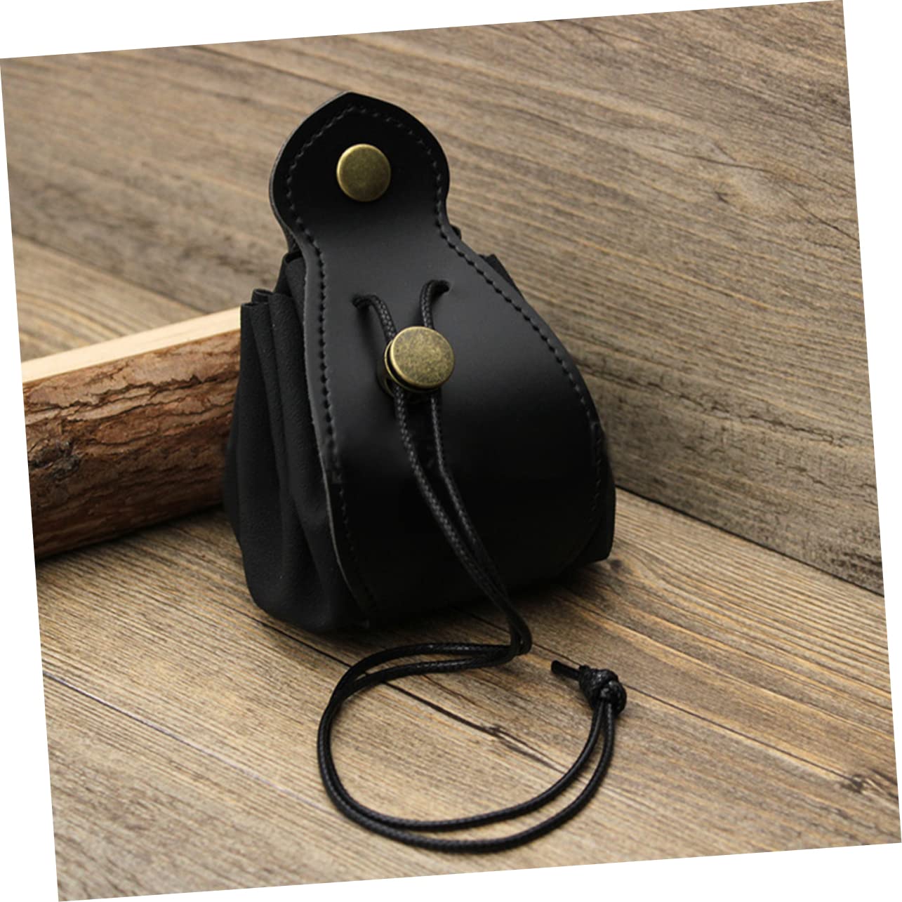 Sosoport 4 Pezzi Custodia Per Dadi Compatto Borsa e Vassoio Per Dadi Sacchetto Di Perline Di Gioco Buste Polvere Viaggio Gioco Custodia Marsupio Piccolo Vassoio Pelle