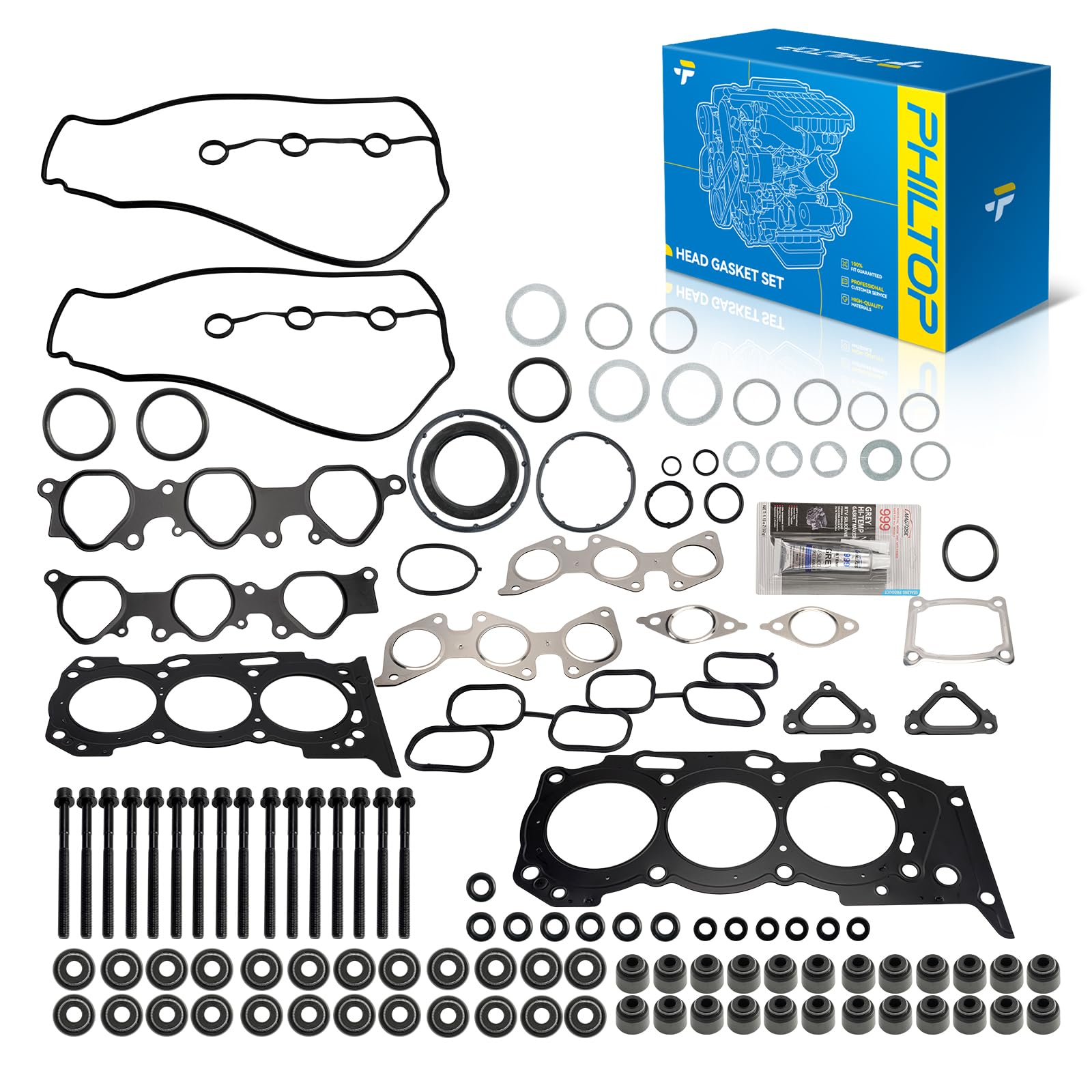 PHILTOP Head Gasket Kit for Tacoma 2005-2011 4.0L, FJ Cruiser 2007-2009