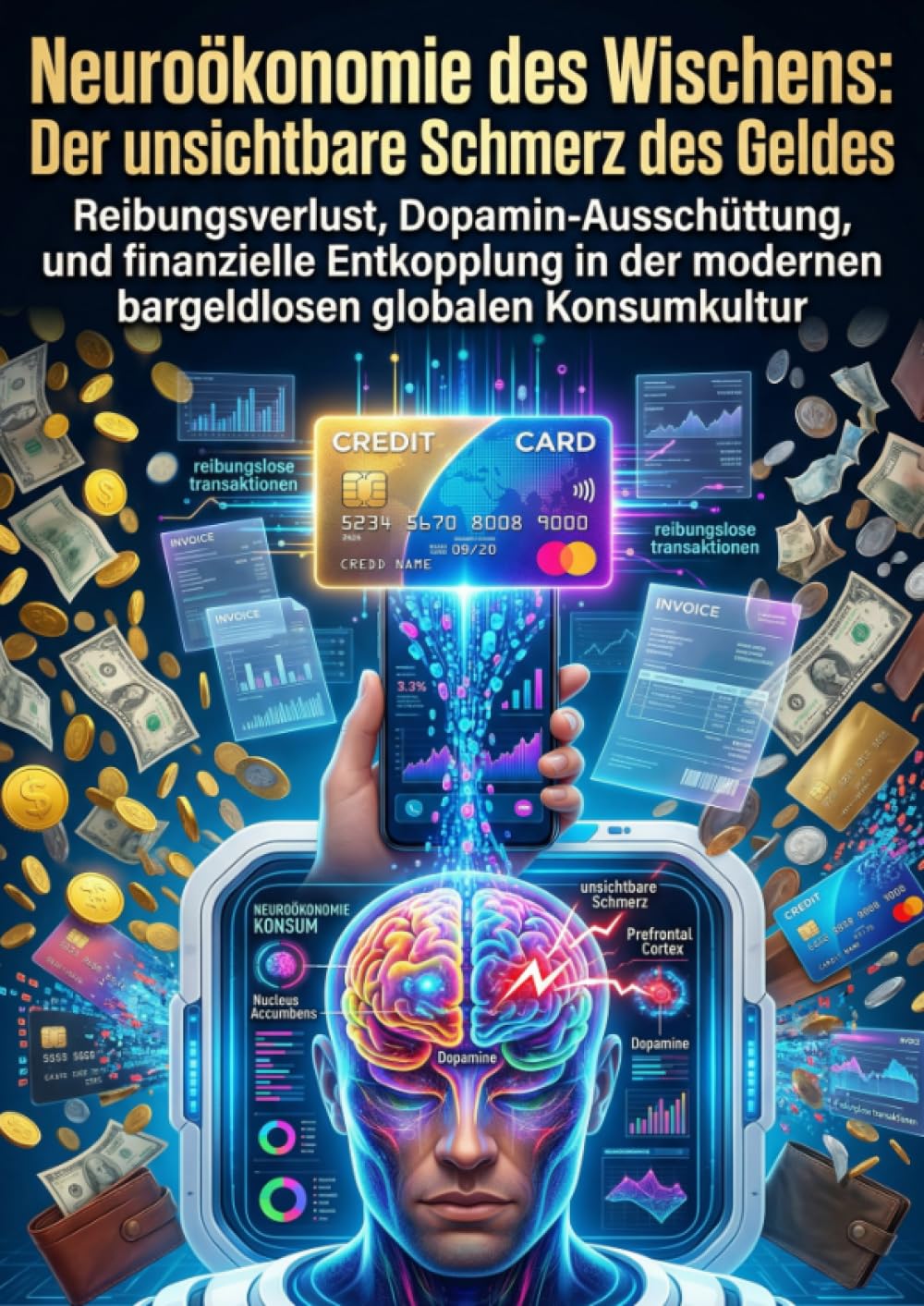 Neuroökonomie des Wischens: Der unsichtbare Schmerz des Geldes: Reibungsverlust, Dopamin-Ausschüttung, und finanzielle Entkopplung in der modernen bargeldlosen globalen Konsumkultur