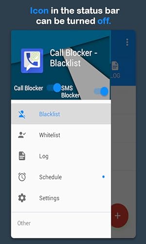 Bloqueador de chamadas - lista negra
