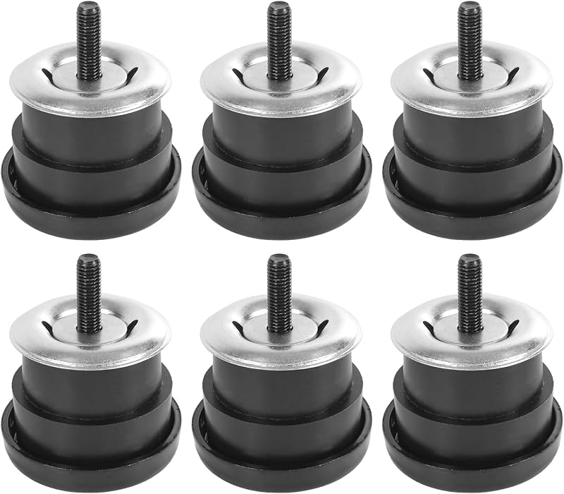 Kit de buchas de montagem da cabine RADHLBNIU para Chevrolet S10 Pickup e GMC Sonom 1994–2004 – 6 unidades