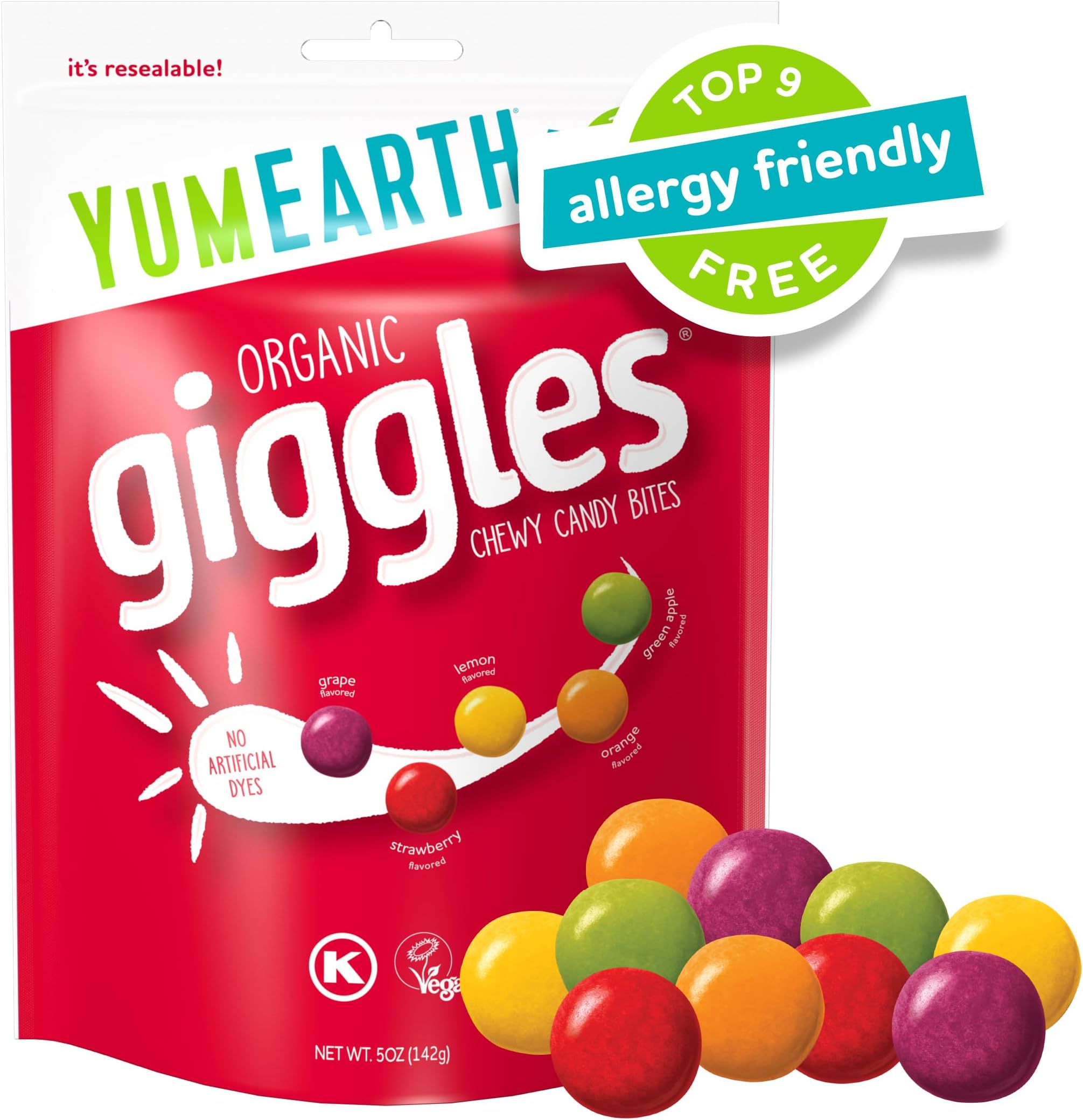 – YumEarth Organic Giggles, 5oz (142g)
