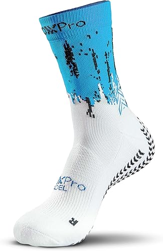 Calcetines de pádel profesionales - Máxima estabilidad y mayor rendimiento - Reducción de esguinces - Protección cómoda del talón blanco