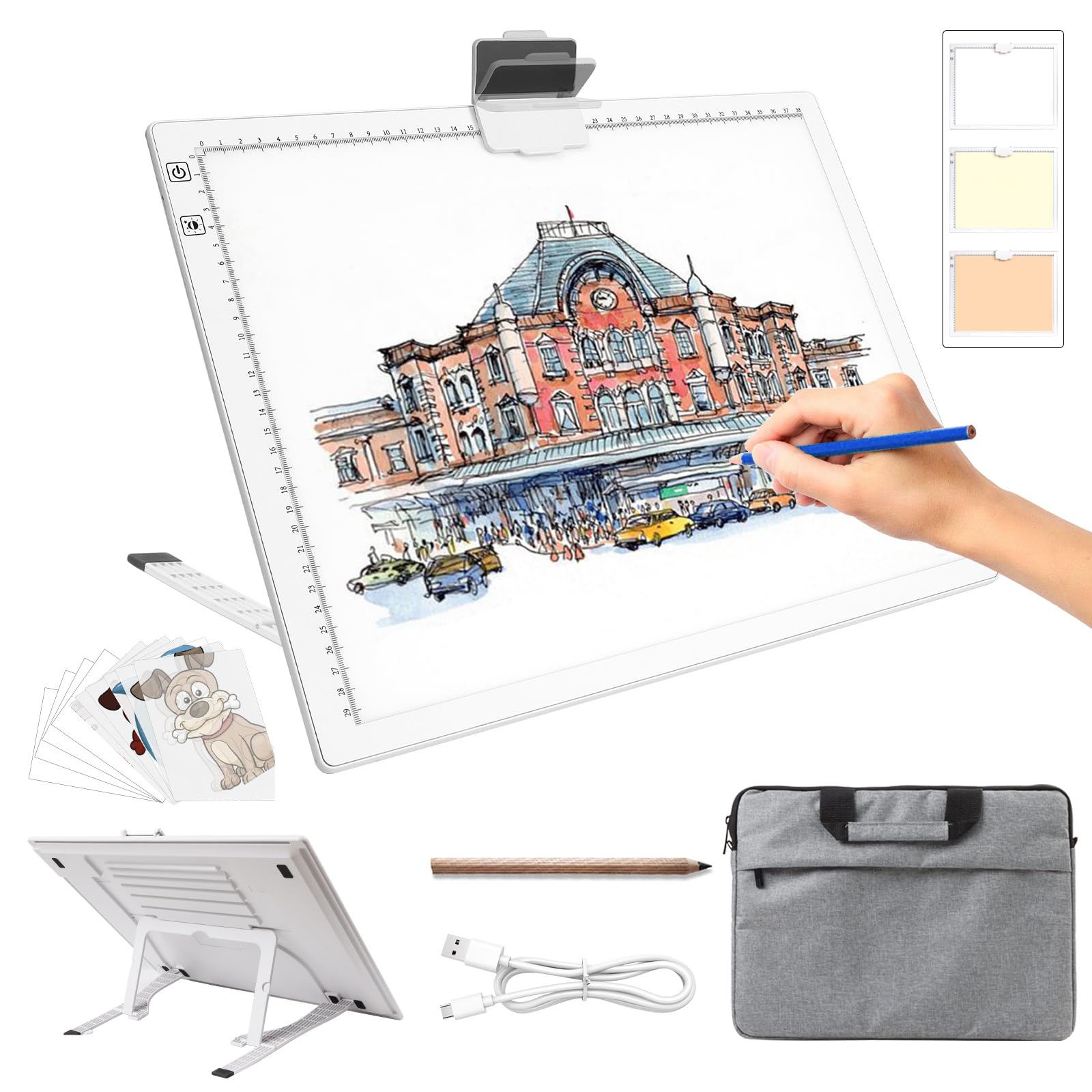 Lichttafel A3 - Draagbaar van tickit® | Koop leuk speelgoed voor binnen en buiten