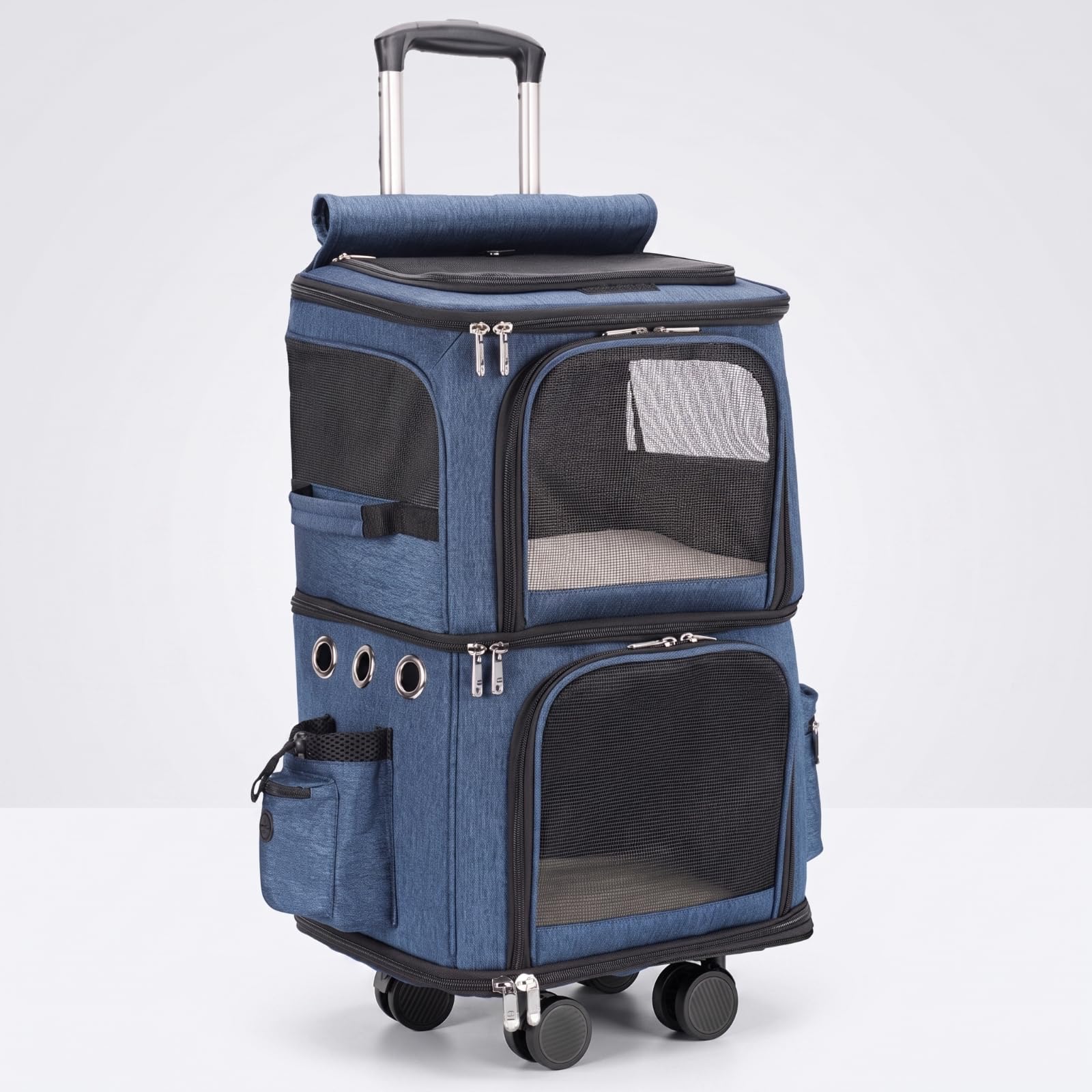 Faltbar Transportbox mit Rärn, Dunkelblau