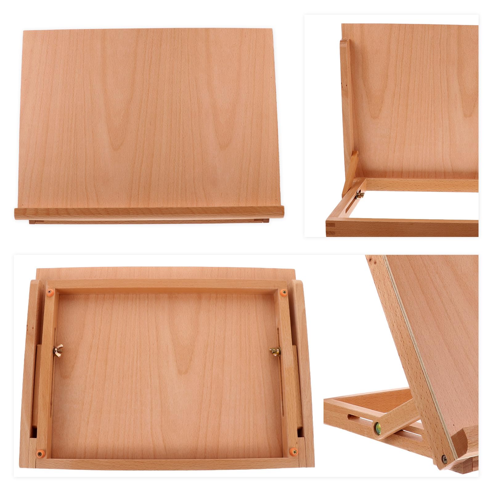 Cavalletto Leggero e Versatile da Tavolo Pieghevole in Legno per Disegno e Schizzi Design e Compatto per Artisti e Studenti