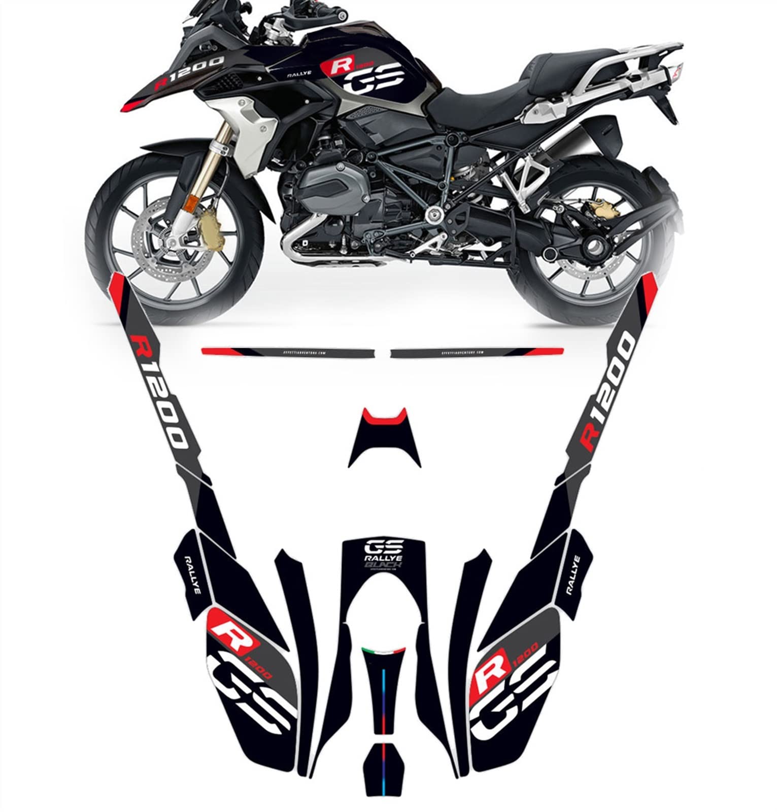 Decal Accessoires Réfléchissant BMW R1200GS Protection Corps Étanche