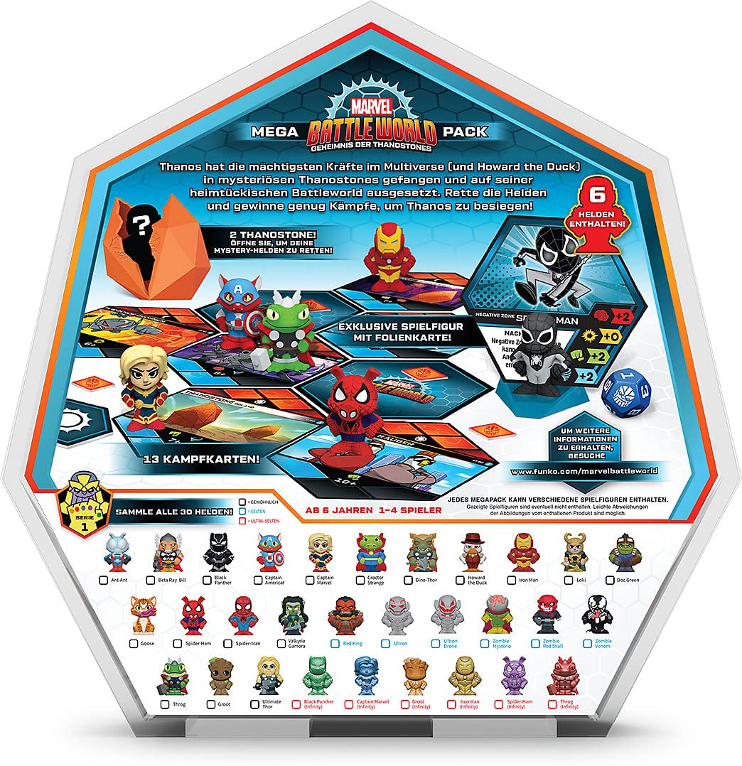 Marvel Battleworld: Series 1 Mystery Of The Thanostones Mega Pack - Lo