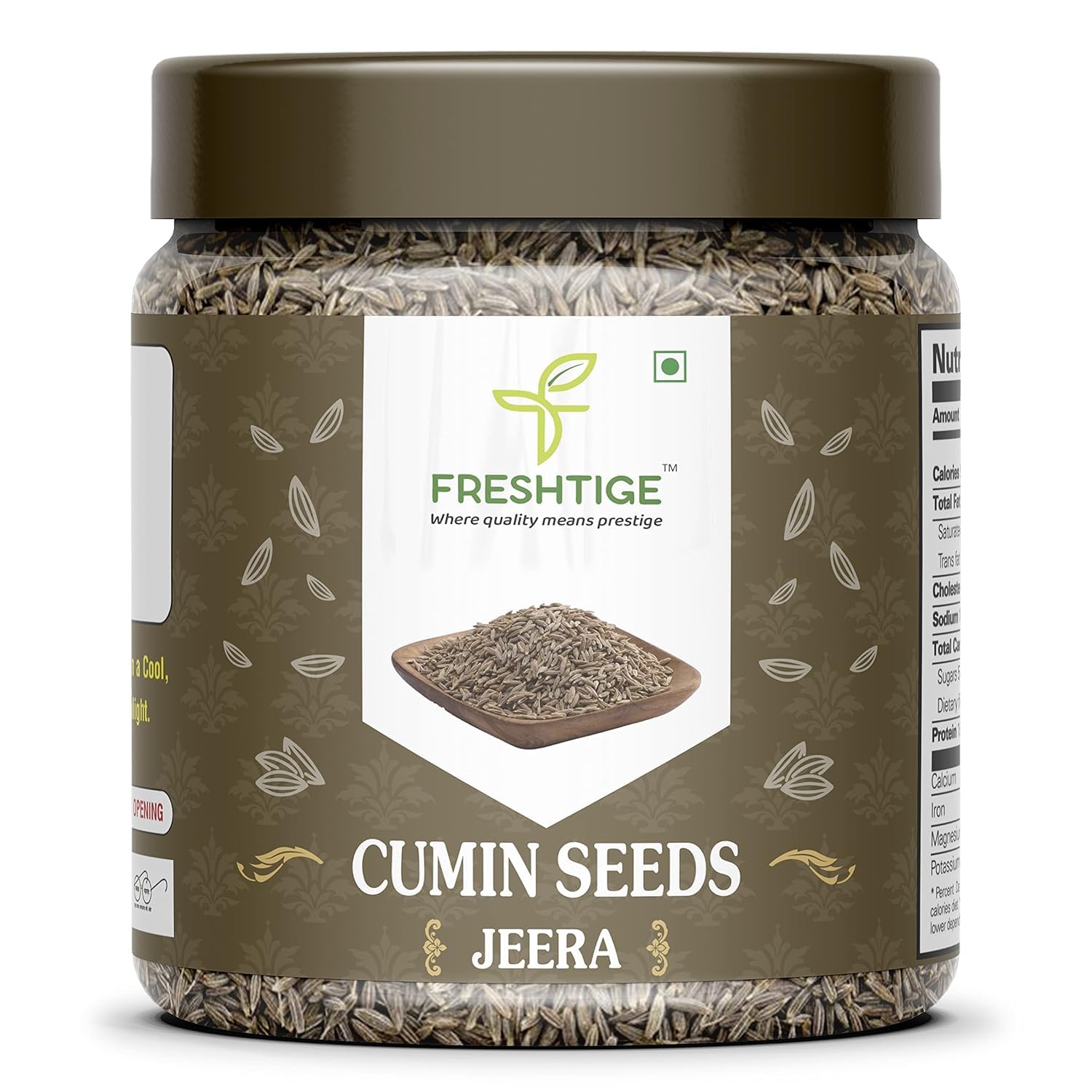 Freshtige Organic Whole Cumin Seeds/Jeera| 100% Vegan, Gluten Free | Quality Indian Spice, Fresh Natural Jeera (50gm) (B0D6GC5TKP) Amazon Price History, Amazon Price Tracker