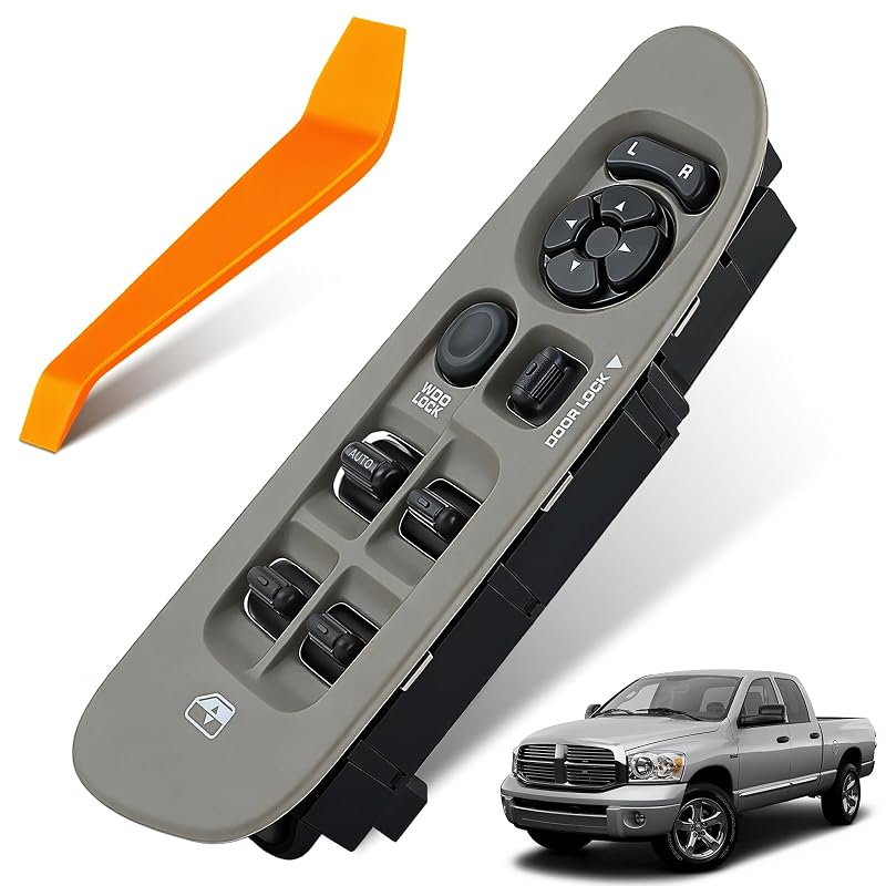 Interruptor do vidro elétrico Dacall 56049805AB dianteiro esquerdo para Dodge Durango, Dakota e Ram – Kit