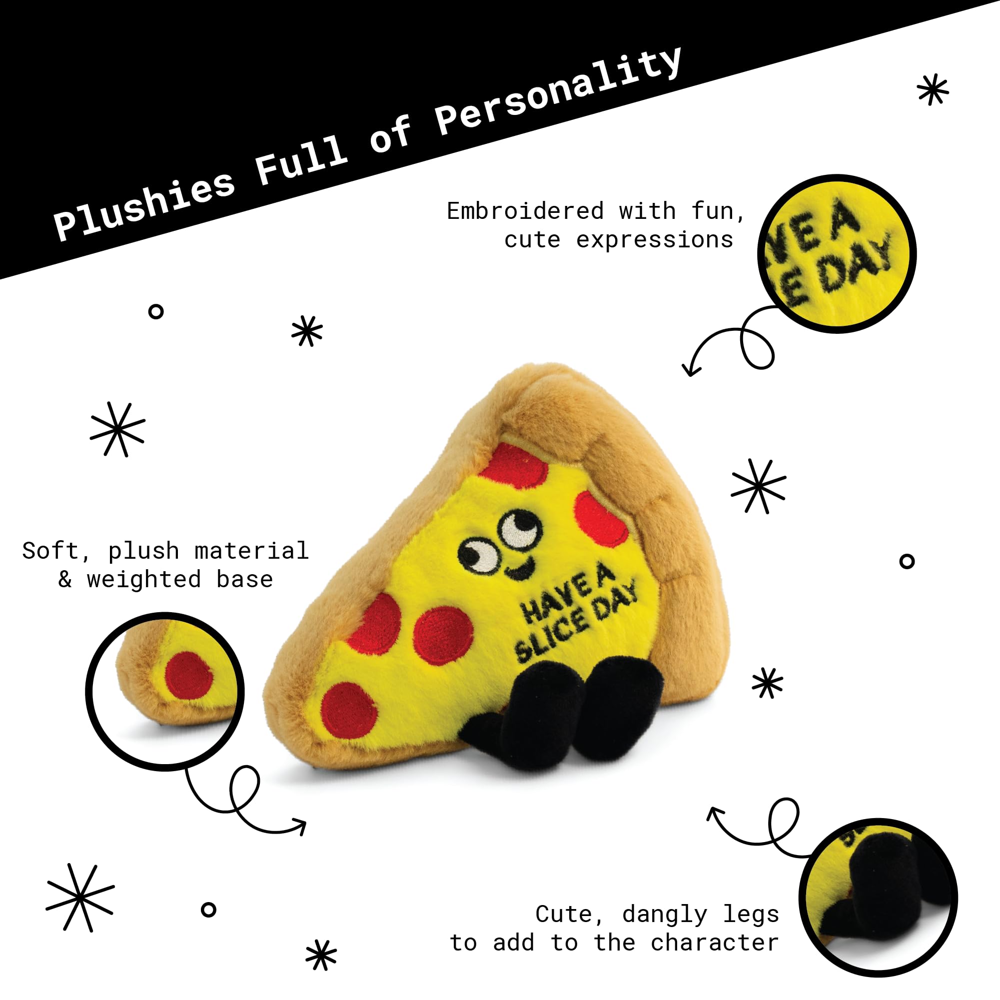 puni♡ Amazon.com: Punchkins Pizza Plushie - Have A Slice Day Punny Pizza