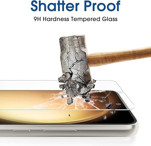 Miniatura 10 de amFilm OneTouch - Paquete de 2 + 2 protectores de pantalla de vidrio templado de 6.1 pulgadas, dureza 9H con protector de lente de cámara de vidrio