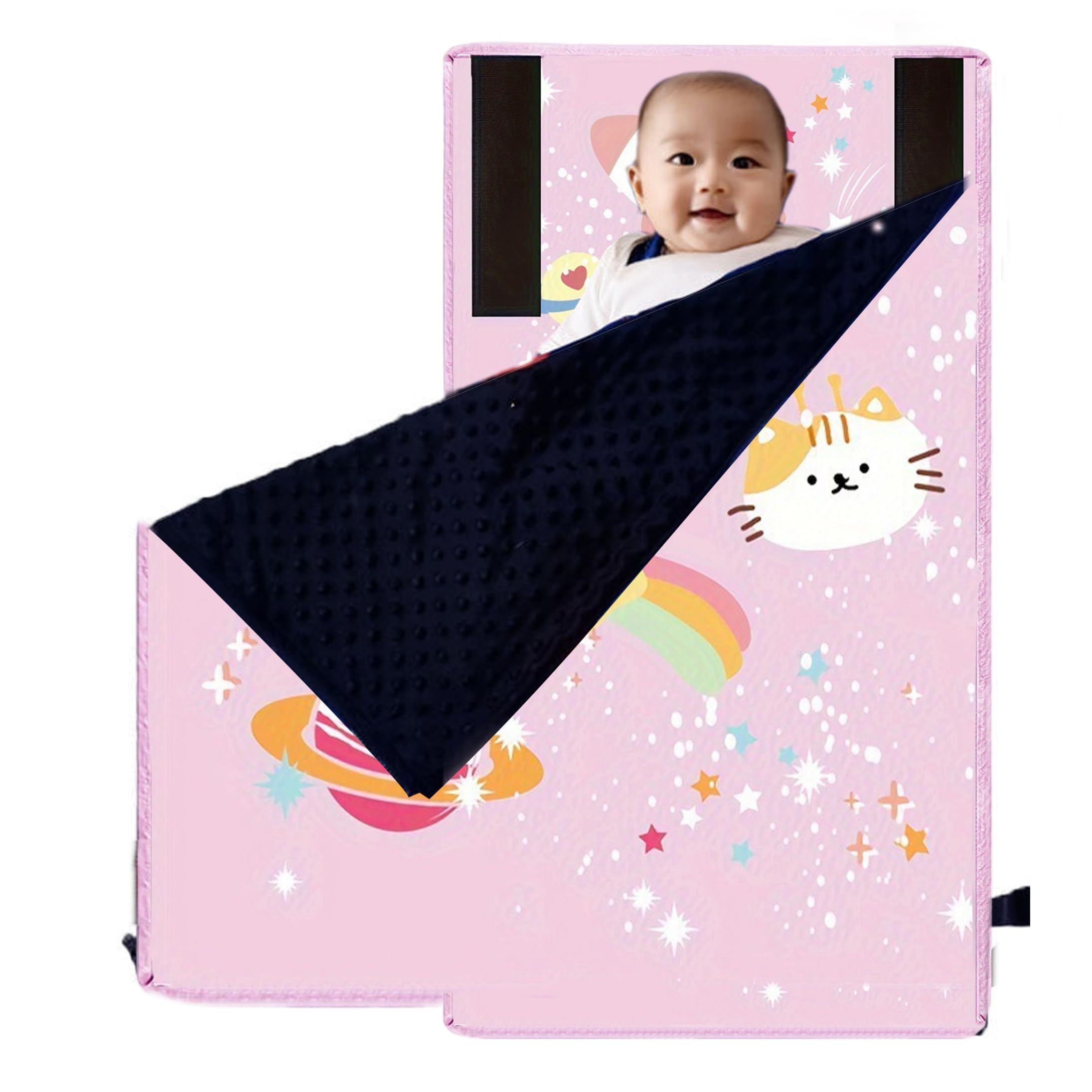 Nukinp Airplane Bed For Toddler, Toddler Airplane Seat Extender With Blanket, Portable Kids Bed For Comfortable Travel Sleep
