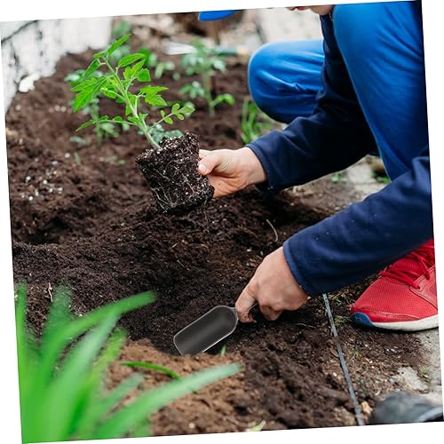 Miniatura 7 de GANAZONO Juego de 2 macetas transplantadoras, accesorios para el cuidado de las plantas, rastrillo de jardín, herramientas de plantación de flores,