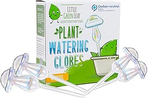 LGL Mushroom Plant Watering Globes - Self Watering Planter Inserts