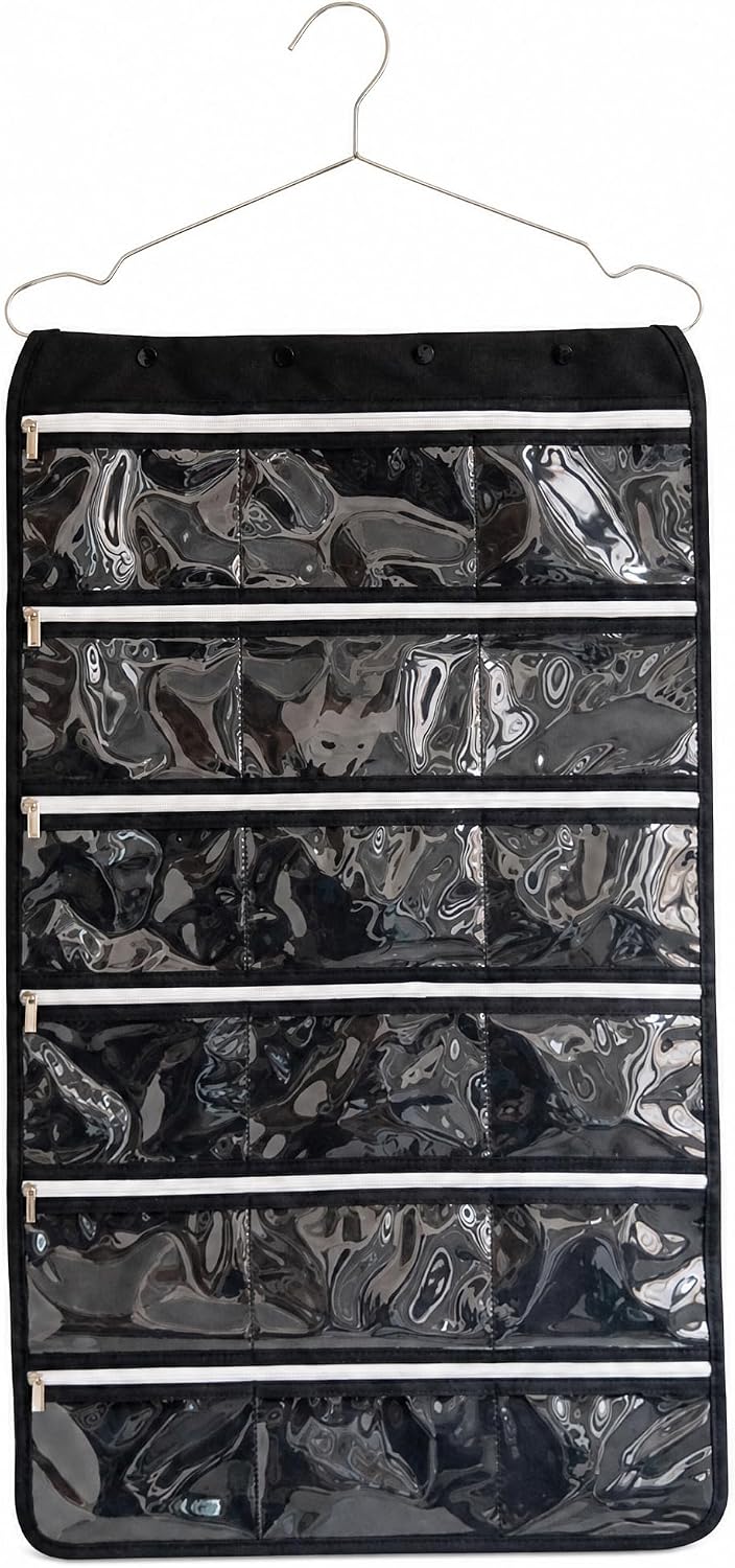 Hanging Jewelry Organizer, 36, Black