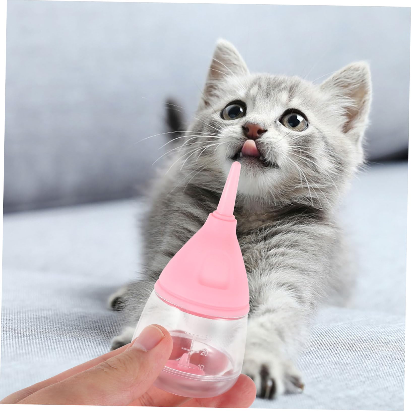 SUPVOX 5pezzi Bottiglia per Allattamento Cuccioli Kit di Alimentazione per Gattini e Cuccioli Facile da Pulire e Misurare per Animali Domestici di Piccole