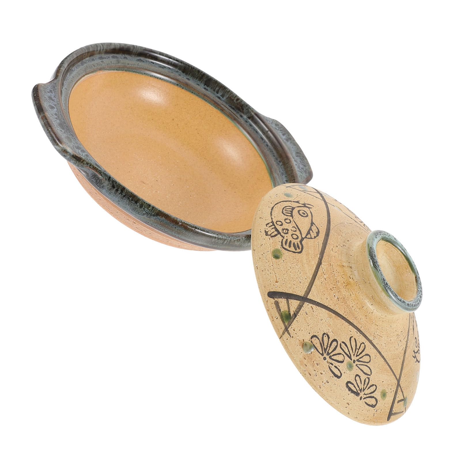 Olla de Barro Tradicional China con Tapa 450ml para Uso Individual