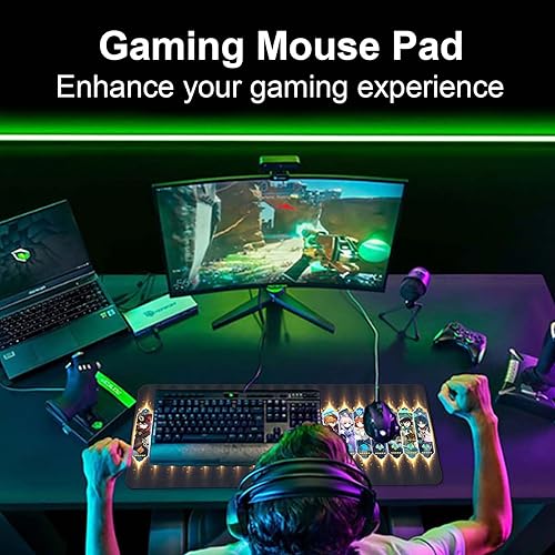 Miniatura 10 de Alfombrilla de mouse de anime grande para juegos Genshin Impact Mouse pad