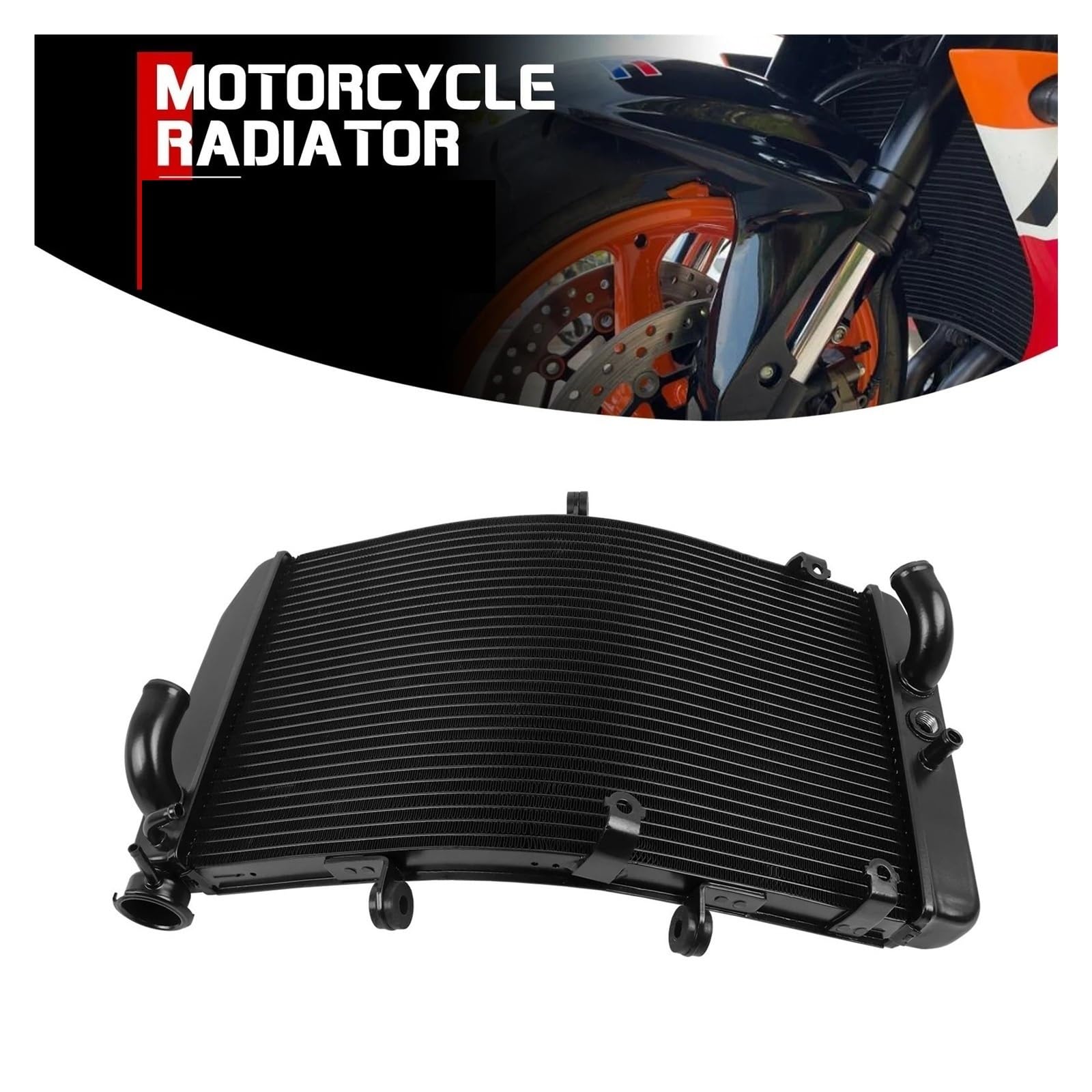 Pasuje Do CBR600 F4I CBR 600 2001-2005 2006 F4 1999-2000 Motocyklowy Grzejnik Aluminiowy Chłodnica Zbiornika Wody Chłodzenie Intercooler do turbiny samochodowy
