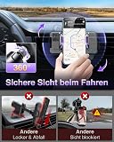 VANMASS Support Telephone Voitures Mise à Niveau Protection 100% Silicone Rotative à 360° pour Alle Téléphones Portables et Voitures iPhone 14 13 Samsung Huawei etc - 5