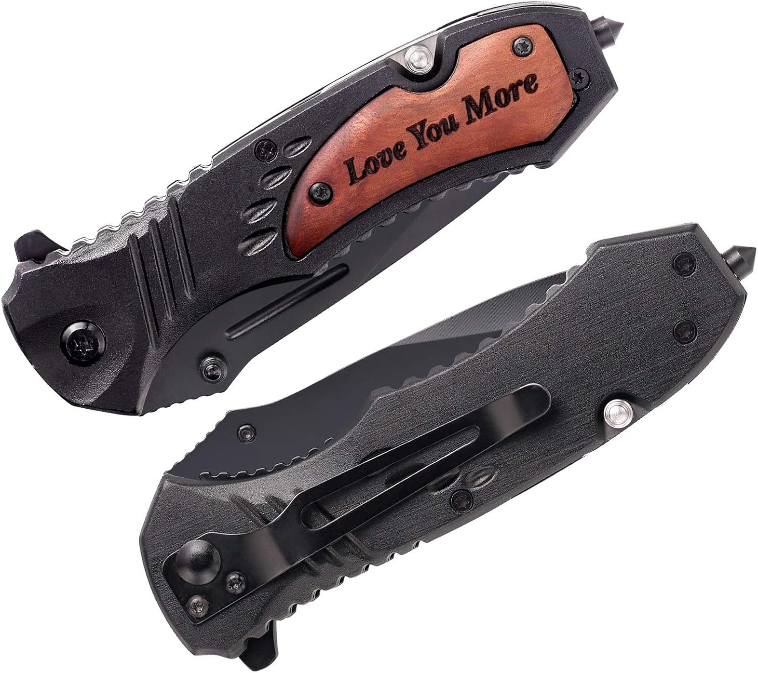 Fodiyaer Engraved Pocket Knife-Anniversary Knife for Men Husband Boyfriend, Perfect Personalized Graduation idea for Him-Perfect for Christmas, Fathers Day, Birthday