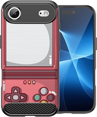 CasesOnDeck Case Compatible with Apple iPhone 17 AiriPhone 17 Air Case Pictorial Patterned TPU Design Case Flexible Slim and Elegant (Pink Retro