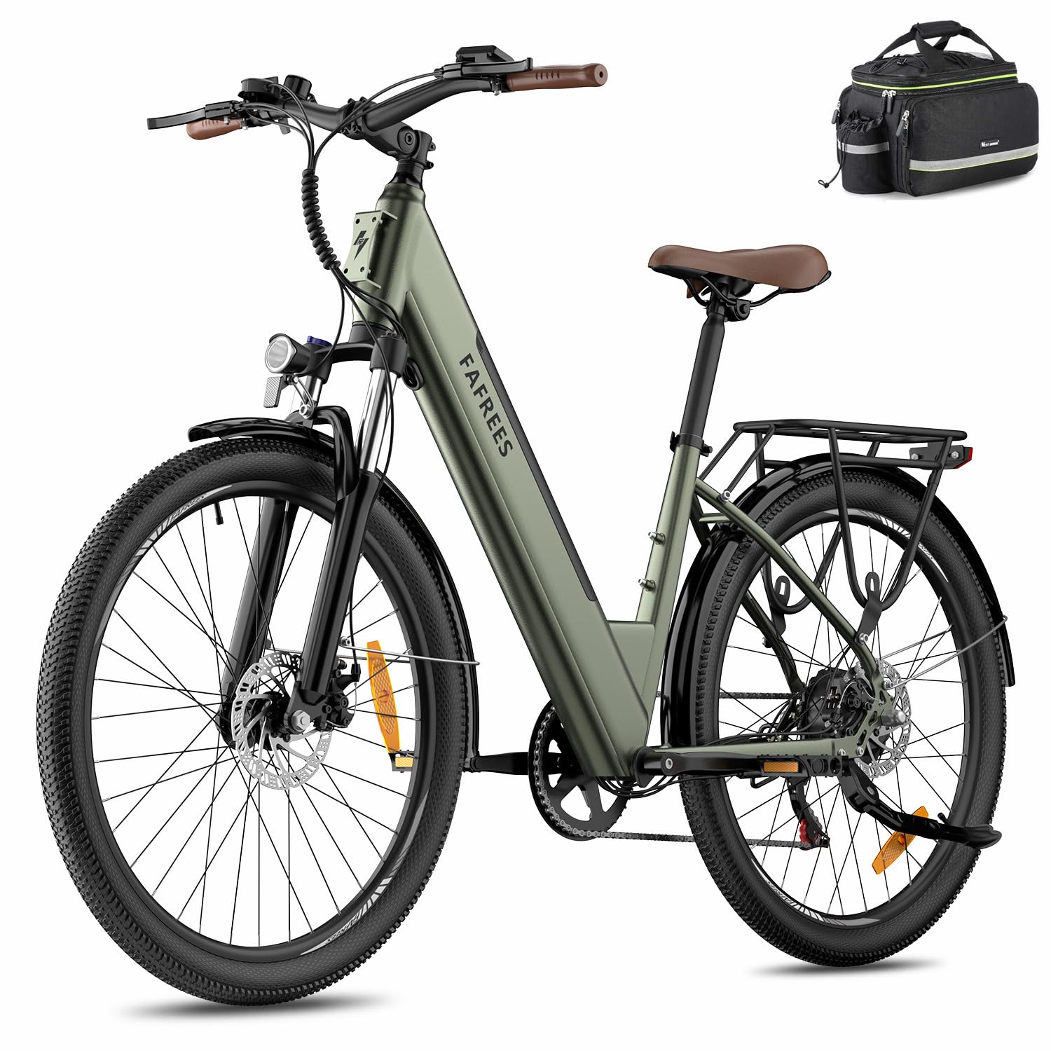 Fafrees F26 PRO Electric Bicycle, 26 inch Electric City Bike, 36V 250W Motor, 16AH Removable Battery, Electric mountain Bike for Unisex Adults, Range 75km
