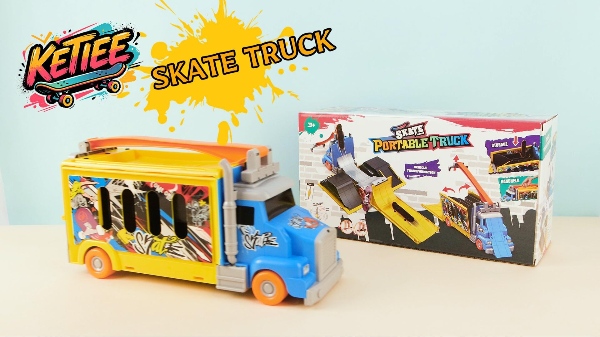 Amazon.com: KETIEE Finger Skateboard Park Set: 2-in-1 Transforming
