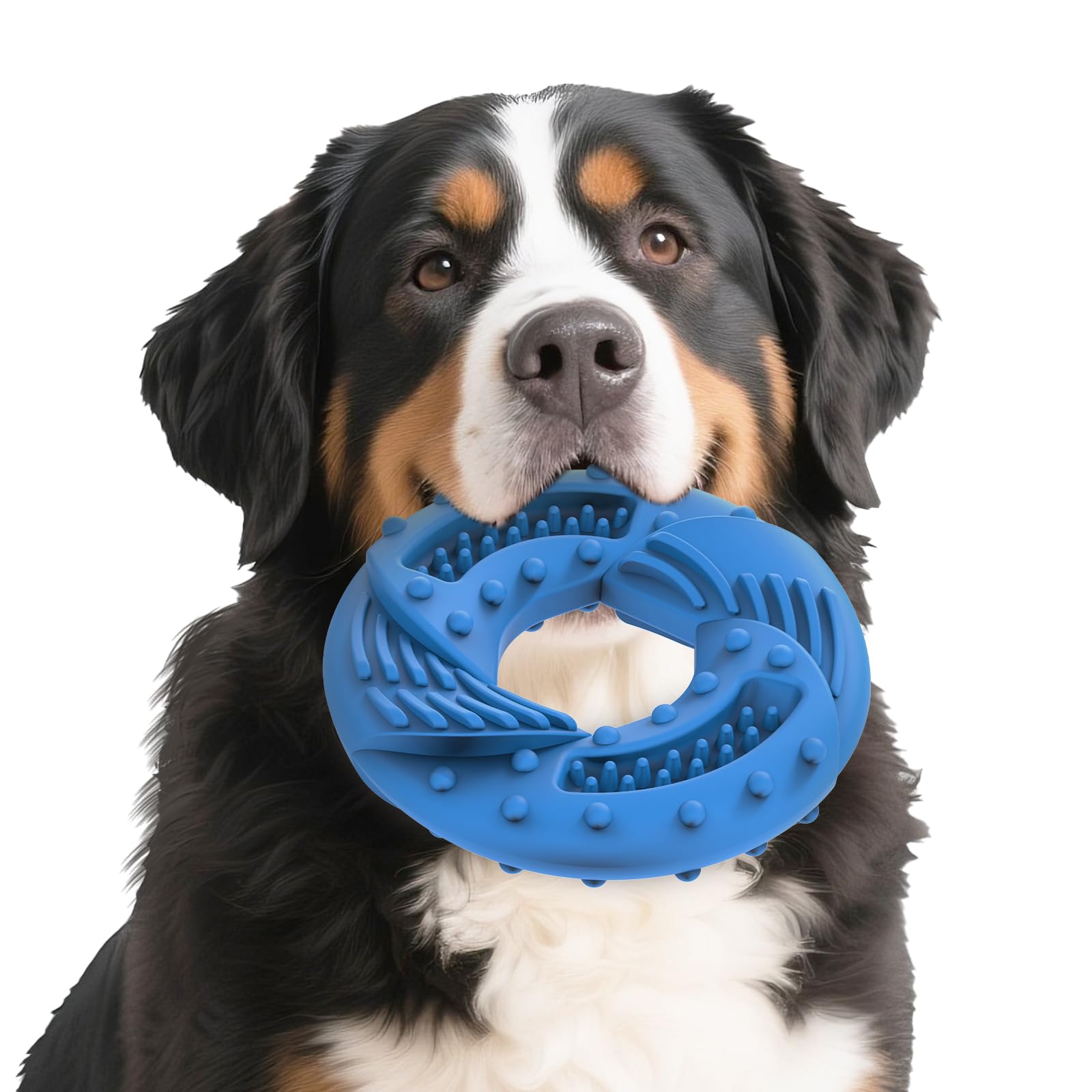 Feycig Dog Toy Rubber for Strong Chewers, Natural Rubber Chew Toy for Ring