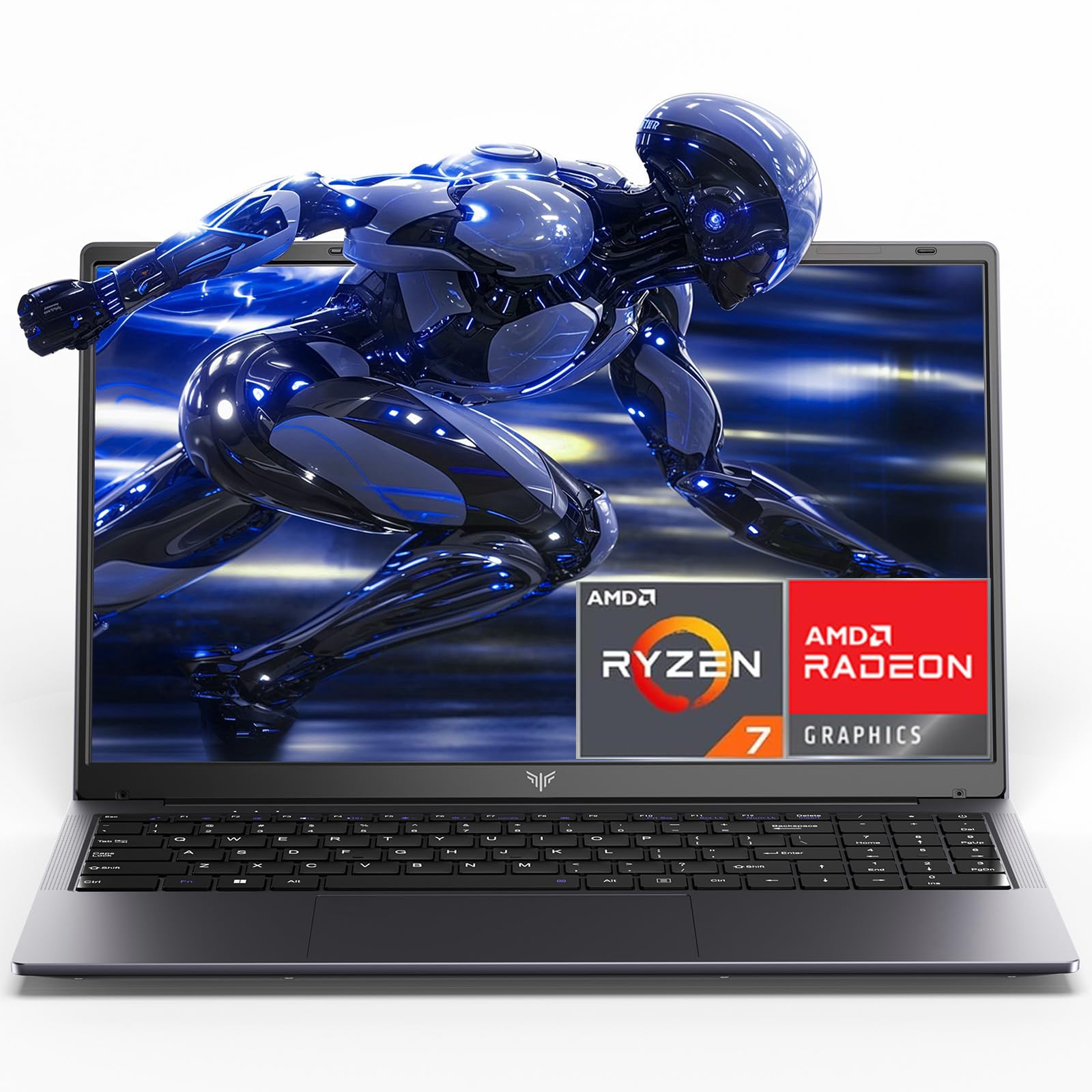 ACEMAGIC PC Portatile Notebook AMD Ryzen 7 5825U, Fino a 4,5 GHz,RAM 16GB NVME SSD 512GB,Laptop,15,6" Full HD 1920x1080, Radeon RX Vega 8 Graphics,WiFi 6,HDMI,Grigio,Batteria da 53 Wh