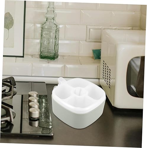 Miniatura 5 de Zerodeko Contenedores para refrigerador y congelador, organizador de especias contenedor de suministro de especias, caja de condimentos dividida,