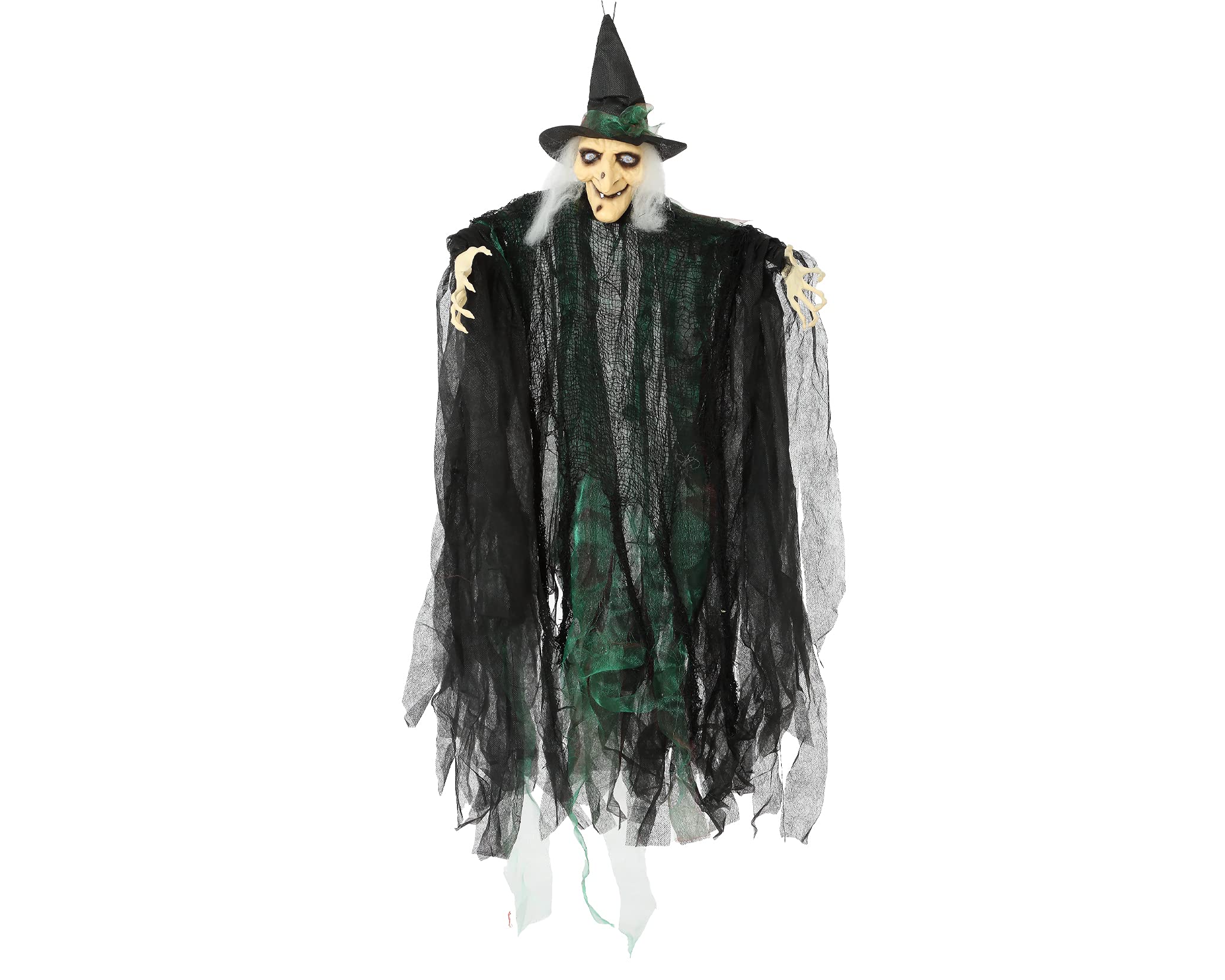 BigBuy Carnival Pendant Witch Ne Grams or (110 Cm), Multi-Colour, One Size (S1123409)