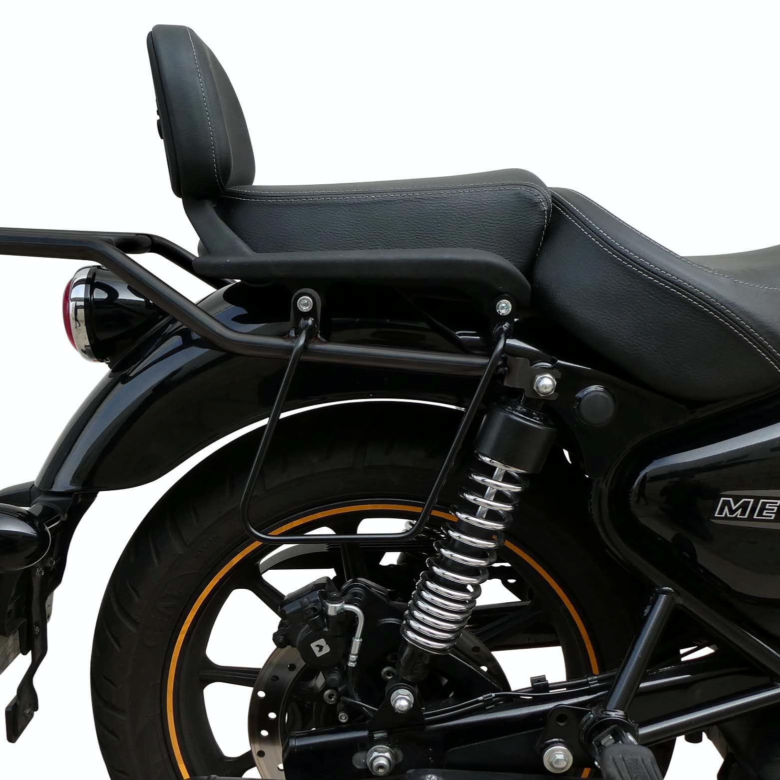 Spaan - Paire De Supports Sacoches Latérales Standard Compatible avec Royal Enfield Meteor 350, Standard, Noir