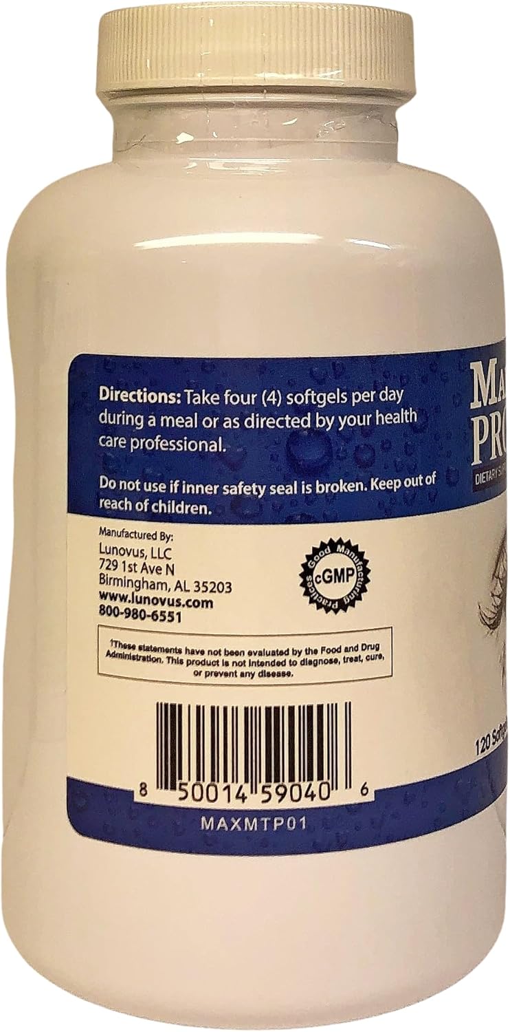 MedOp Pro 120 Softgels, 1 Bottle - Formulated Eye Support with Omega-3 EPA DHA, Vitamin A, and Mucin Complex