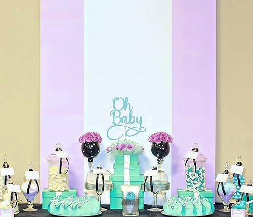 Miniatura 68 de Oh Baby Cake Topper – Suministros de decoración de pastel de fiesta de cumpleaños de bebé de alta calidad, para baby shower, revelación de género