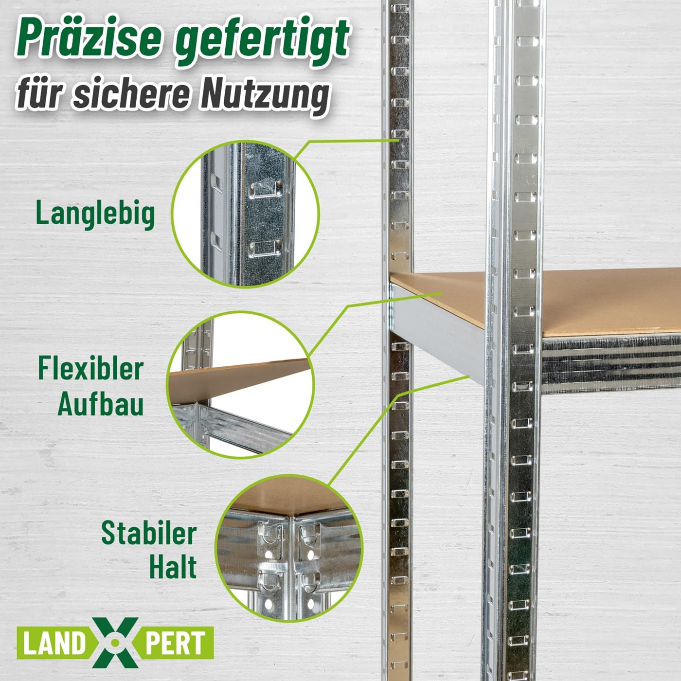 2er Sparset Schwerlastregal 180x90x40cm 875kg Lagerregal Kellerregal 5 Böden Silber