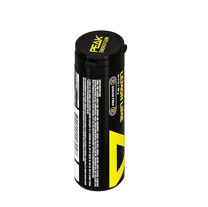 Chicle Peak Energy Sabor Lemon Lime - Pack de 6 unidades miniatura 5