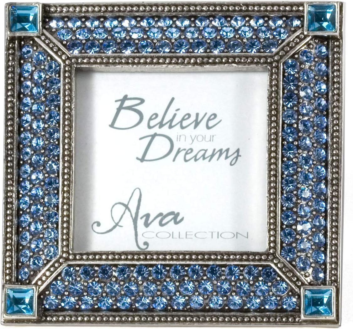 Pavilion - Blue Sparkle Square Picture Frame 2x2