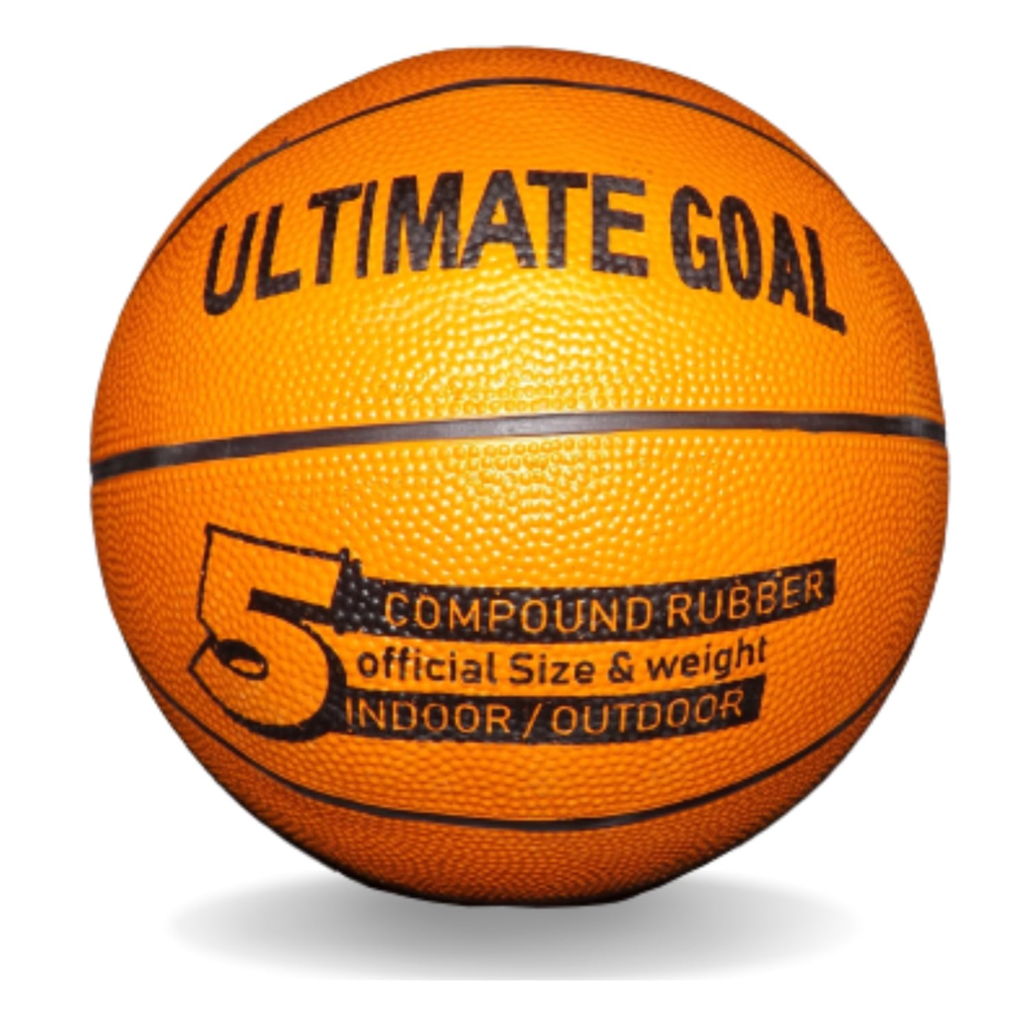 Ultimate Goal Sports Basketball Size 5 |Professional Ball for Indoor & Outdoor Games & Training| Ideal for Kids & Adults |Basketball Enthusiasts and Athletes |Suitable for All Surfaces with Air Needle