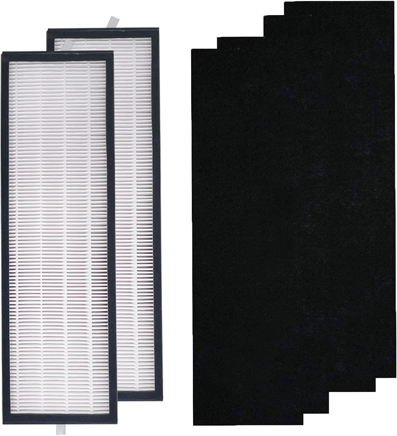 Makeufre 2-Pack T500 True HEPA Replacement Filter,Compatible with Alen T500 Air Purifier, Compar to TF60 / TF60-MP,2-Pack