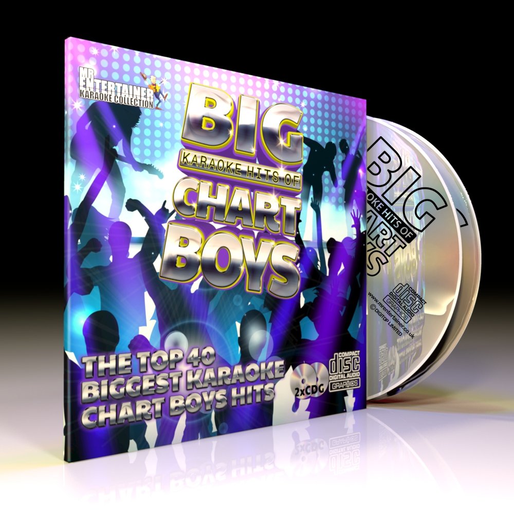 Mr Entertainer Big Hits of Chart Boys - Double G G) Pack. 40 Top Songs. chansons masculines modernes de garçons